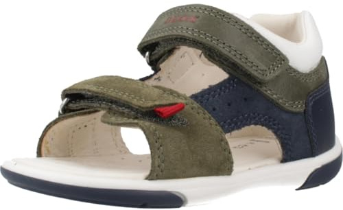 Geox B Sandal ZAPITO Boy, Sandalia, Dk Green/Navy, 26 EU
