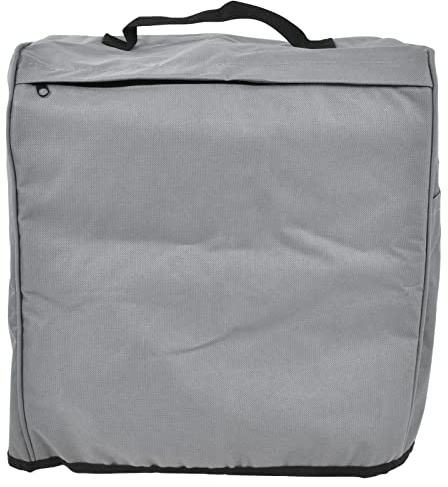 Cubierta para Parrilla de Tela Oxford 600D, Protector Impermeable para Parrilla de Barbacoa con Bolsillos con Cremallera, Cubierta para Barbacoa al Aire Libre a Prueba de Polvo par