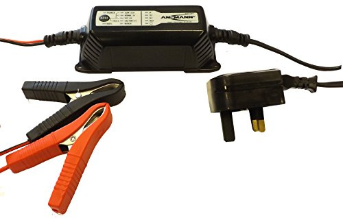 ANSMANN ALCT 6-24/2 Lead Acid Battery Charger Vehicle Car Battery Charger for 6V, 12V and 24V lead acid and lead gel Batteries, Black
