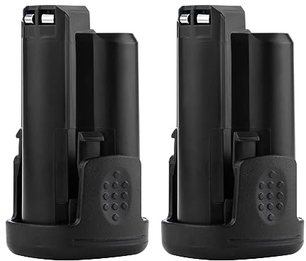 2X Exmate Lithium-Ionen Ersatzbatterie 12V 3.0Ah für Dremel 8200 8220 8300 Ersetzen Sie Dremel B812-02