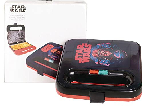 Uncanny Brands Star Wars Waffle Maker - Darth Vader & Stormtrooper Waffles - Dark Side Kitchen Appliance
