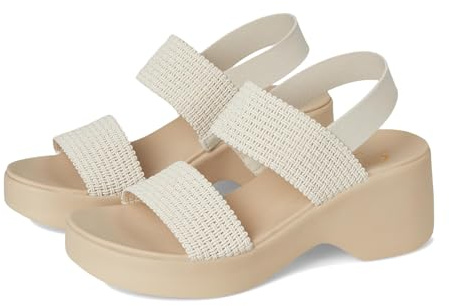 Skechers Women's Cali Day Sandals, Off White Woven Gore, 5 UK