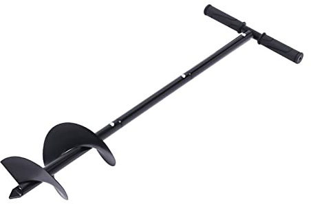 Broca manual para cavar agujeros jardín taladro manual para cavar agujeros plantación taladro espiral para bulbos flores árboles plántulas plantas masivas