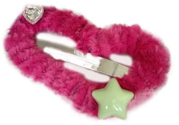 FUXIU Y2K Haarspange für Mädchen, Anime, modisch, Haar-Accessoire, Plüsch, Seitenklammer, trendiges Make-up, Schmuck, Spielzeug, Geschenke