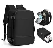 SZLX Sac a Dos Voyage Cabine Avion Femme Bagage Cabine 40x30x20 Ryanair Wizz air Easyjet Bagage à Main Sac pour Ordinateur Portable 14 Pouces Homme Imperméable avec Compartiment Chaussures