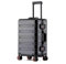 Aluminium Reisekoffer Black HEUER LINE Hartschalenkoffer Suitcase Trolley Luggage (S)