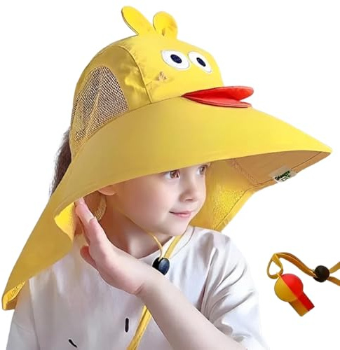 KUMSODE Bebishatt Sommarhatt Solhatt Barn UPF 50+ Solskydd Babymössor och Kepsar för Flickor med justerbart hakband 2–9 år