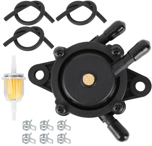 BOXOB Bränslepump med Filter, Oljepumpssats med Oljeslang och Klämmor för Kohler Briggs & Stratton John Deere Cub Cadet Små Motorer