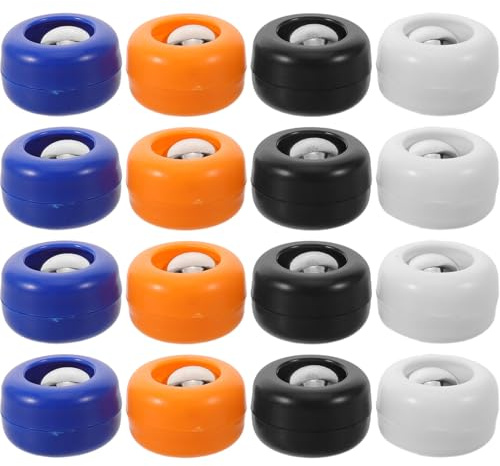 OSOLADY 16 palets de Jeu de palets - Mini Rouleaux de 2,5 cm pour Le Jeu de Curling - Jeux de société de Table, pièces à Rouler pour Les activités Scolaires et de Bureau