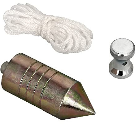 WOLFPACK LINEA PROFESIONAL 2520205 Plomada profesional con hilo e imán 400 gramos