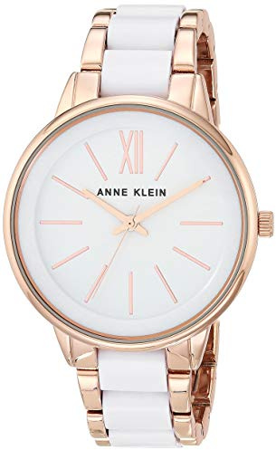 Anne Klein Women's Resin Bracelet Watch White