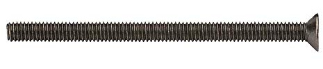 Knightsbridge C-SCREW50BK Flat-Head Countersunk Electrical Socket Screw, Black Nickel/Gunmetal, M3.5 x 50 mm