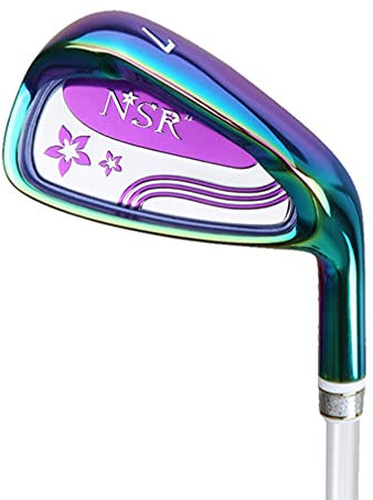 Golf Club femminile,Golf singolo 7 ferri da stiro,Viola,Albero di grafite,Mano destra