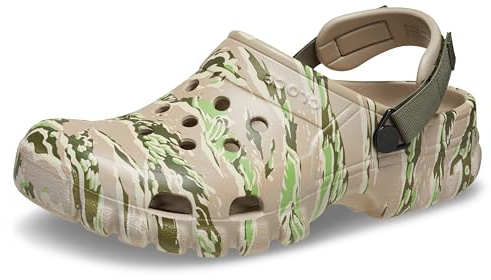 Crocs Unisex-Adult Offroad Sport Clogs, Cobblestone, 9 Women/7 Men M US