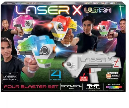Laser X Revolution Blaster-to-Blaster 4 Pack