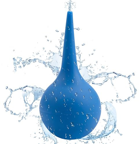 Heveer Ohrenreiniger 90ml Ohrenspritze Silikon Ohrenschmalz Entferner für Ohrenschmalz Reinigen Kinder Erwachsene Blau