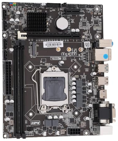 VBESTLIFE Scheda Madre H310 LGA1151 per Computer Desktop, Scheda Madre da Gioco ATX DDR4, NVME M.2, SATA 6Gb, USB 3.0, con Interfaccia DVI HDMI VGA