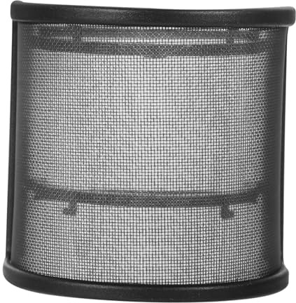 Hemobllo Filtro Antiriflesso per Microfono Protezione Antivento per Microfono U Schermo Portatile Filtro Anti-pop Design Pratico