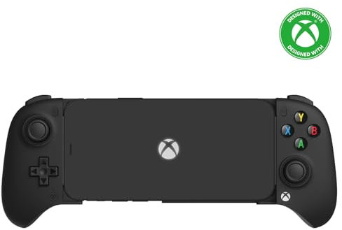 8Bitdo Ultimate Mobile Gaming Controller for iPhone, Apple, Android & Xbox Cloud Gaming, Bluetooth Gamepad with Hall Effect Joysticks, 2 Pro Back Buttons, Officially Licensed (Black)