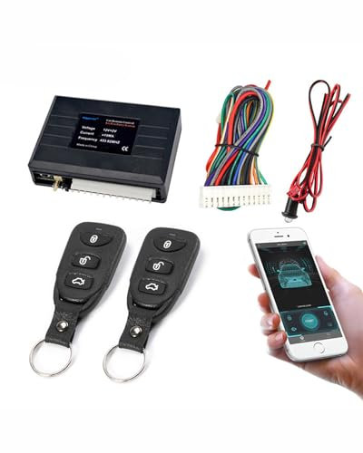 Chiusura Centralizzata Kit Universale Di Chiusura Centralizzata Per Auto Da 12 V Con Bluetooth, Apertura Senza Chiave, Chiusura Automatica Dei Finestrini, Localizzazione Remota Keyless Entry