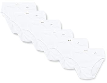 even Femme 4295 Lot 6 culottes femme, Blanc, L EU