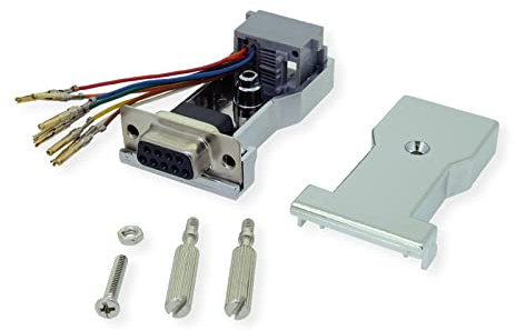 ROLINE Adattatore DB9 BU / RJ45 BU, 8P 8C