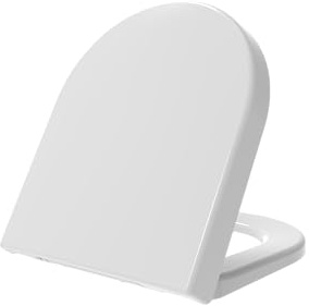 Grünblatt WC Sitz 515255 passend für Villeory & Boch Toilette Avento, Embrace und Architectura, Absenkautomatik und abnehmbar zur Reinigung Duroplast weiß