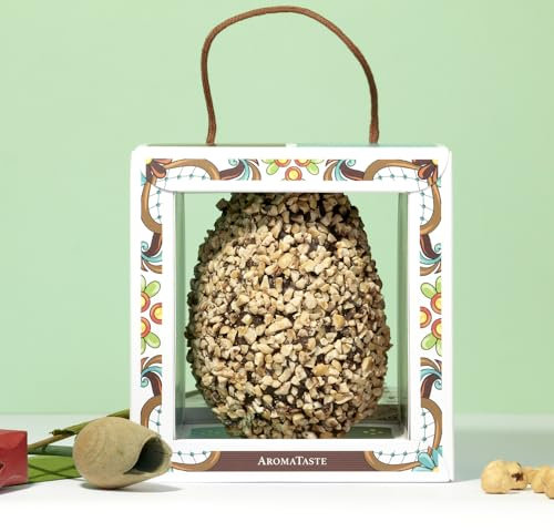 Uovo di Pasqua Artigianale alla Liquirizia | Cioccolato Fondente | Nocciole di Giffoni | Confezione Regalo | Edizione Limitata | 300 g