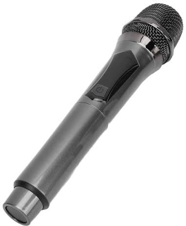 POENVFPO Trådlös Handmikrofon för en Transparent Ljudmottagning, 2,4 G Rörlig Spolmikrofon med Receptor för Karaoke på Hemkonferensen