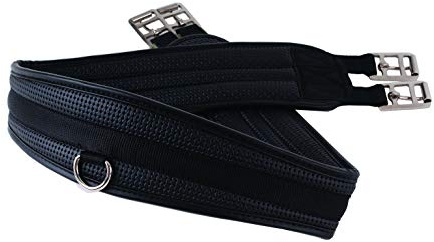 Rhinegold Sintetico Comfort Circonferenza,Nero, 112 cm