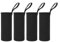 DONGKER Neoprenhülle für Trinkflasche, 4 Stück 550ml Wasserflasche Thermo-Hülle, Flaschen Thermo-Hülle Taschen Thermohülle Isolierhülle Zur Wärmespeicherung