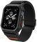 Spigen Lite Fit Pro Hülle mit Armband Kompatibel mit Apple Watch Serie 9/8/7 45mm - Matt Schwarz