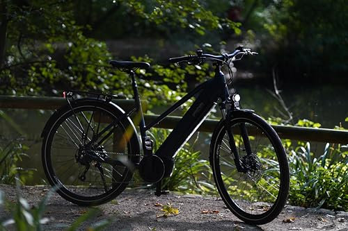 Prophete Entdecker 3.0 Trekking E-Bike 28 Zoll - 360Wh - Integrierter Akku - Mittelmotor - 9-Gang Kettenschaltung - HDY. Scheibenbremse - Rahemnhöhe 54 cm
