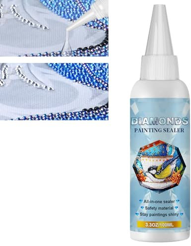 GNAUMORE Diamond Painting Versiegelung,Diamant-Kunstkleber,Diamond-Painting Sealer,Diamant-Kunstkleber,Puzzle Diamond-Painting Sealer,Diamantzeichnungsversiegelung