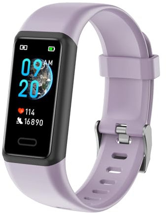 Cloudpoem Fitness Tracker with Heart Rate Tracker Sleep Tracking Step/Calories Counter,IP68 Waterproof Fitness Watch with Pedometer for Women Men,SMS/SNS/Call Notification for Android iOS Smartphones