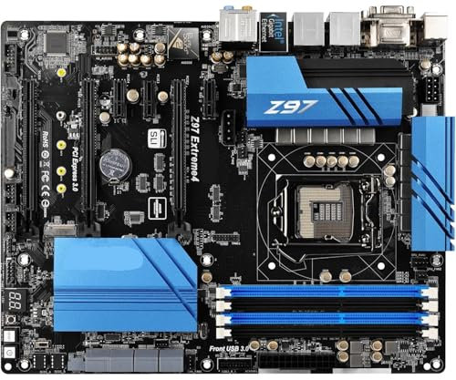 HYUIND Scheda Madre Fit for ASRock Z97 Extreme4 LGA 1150 Intel Z97 DDR3 32GB Supporta i7-4790 i7-4770T i5-4430 i3-4340 i3-4130 CPU M.2_SSD