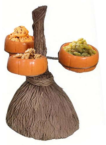Genérico Halloween Snack Bowl Stand - Pompoen Snoep Bowl Met Hars Dienbladen, Dekoration Traktatieschaal Feestelijke Uitstalling, Duurzame in Herbruikbare Party Server Snoep, Chips auf Desserts