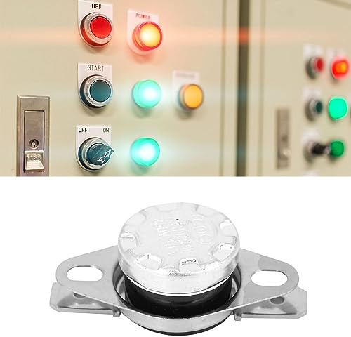 Yechiry KSD301 Temperaturkontrollbrytare för Termostat, NO-brytare för HVAC-system, 5 St för Hemmabruk (115℃)