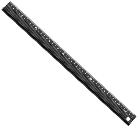 L tipo Righello da taglio, sicurezza artigianale, con scala chiara, strumento da disegno di misura lineare per il taglio, tipo L di sicurezza, con scala chiara