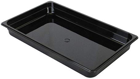 GN 1/1, 65mm Deep, 8.5Ltr Gastronorm Container, Polycarbonate, Black