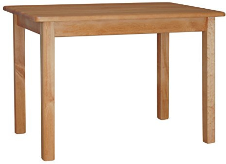 Coma Table de salle à manger en pin massif 100 x 60 cm