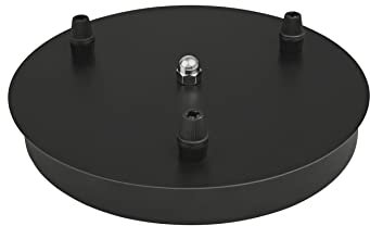 LEDVANCE Vintage Edition 1906, Canopy schwarz, Halterung für LEDVANCE Vintage 1906 Pendulum Leuchten, Aluminium Gehäuse