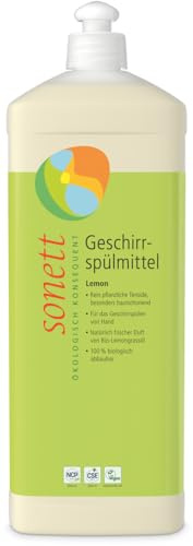 Sonett Geschirrspülmittel Lemon, 2 l, Flüssigkeit, Zitronengras, Geschirrspülmittel