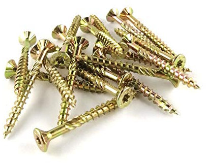 50 tornillos de terraza para madera Torx TX acero endurecido 3,5 x 40 / TX15