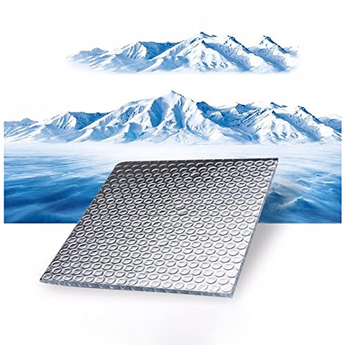 ZAURBA Self-Adhesive Foil Insulation Insulating Wrap Easy Install Bubble for Attics, Lofts, Floors, Sheds, Caravans, Boats, Greenhouses, Pet Homes and Garages Vapour Barrier (Size : 1x3m)
