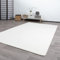 Steffensmeier Kurzflor Teppich Palena | Wohnzimmerteppich | Modern | Strapazierfähig | Creme, Größe: 80x150 cm