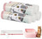 Lot de 25 / 5 rouleaux de sacs à litière pour chat de 114 x 45 cm avec cordons de serrage, sacs à litière autonettoyants, capacité de charge de 10 kg, poignée de transport, sacs poubelle durables et