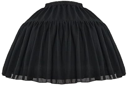 Vlazom Sottogonna da Donna Gonne Corte 2 Cerchio Tulle Vita Alta Tutu Lolita Abiti da Sposa Damigella Vestito da Sottogonne