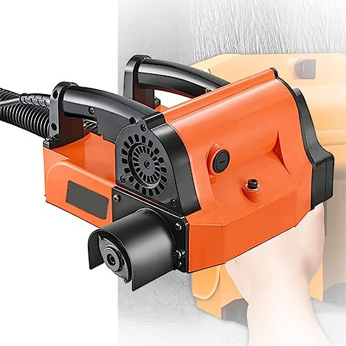 Electric Planer, 1400W 4000R/Min Wall Planing Machine Double Haddle for Old Wall Renovation Flattening Power Tool, Suitable for renovation of old walls, flattening of walls, grinding of concrete