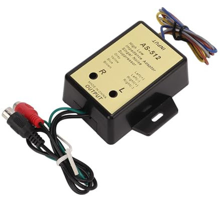 Rudiaoa Livelli Altoparlanti Convertitore Uscita Convertitore A 2 Adattatore A Bassa Impedenza Impedenza per I Sistemi Stereo Equalizzatori del Veicolo